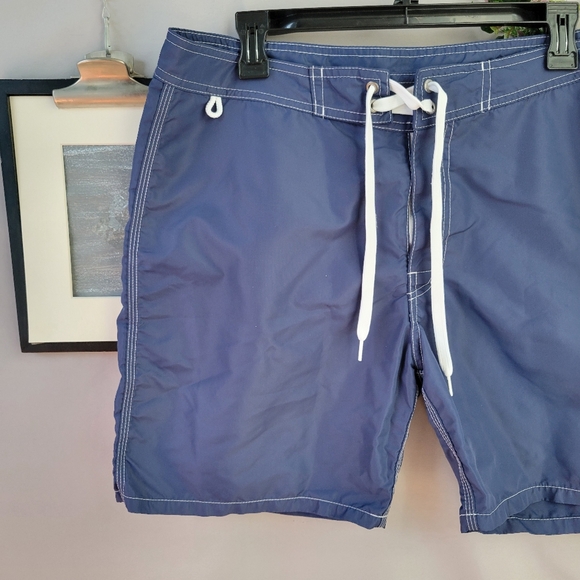 Sundek Men's Nylon Mesh Swim Trunks Blue 36 - Picture 3 of 12
